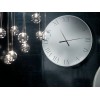 Titanium wall clock Reflex Design