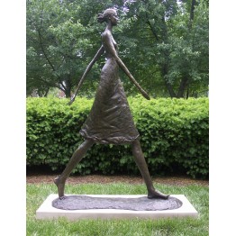 Corbin Bronze Sculpture Woman Walking Tall