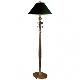 Corbin Bronze Totem I Floor Lamp shade separate