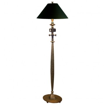 Corbin Bronze Totem I Floor Lamp shade separate