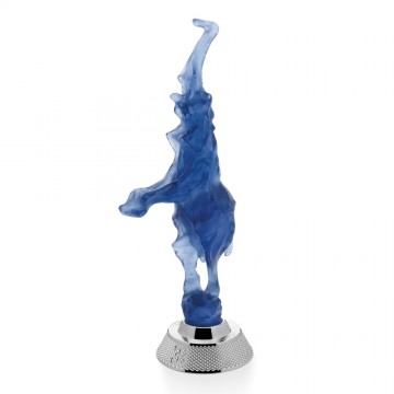 Lalique Blue Dancing Elephant