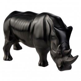 Lalique Black Rhinoceros